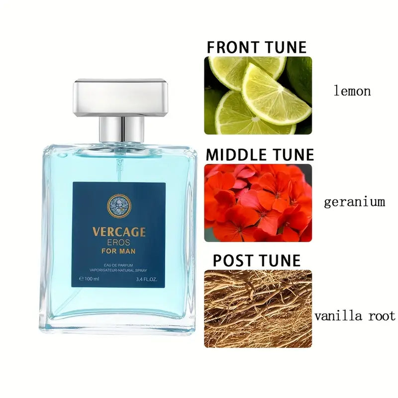 منعش وجريء: تمتزج روائح الحمضيات المنعشة مع الأعشاب العطرية ولمسة من الأخشاب الدافئة.