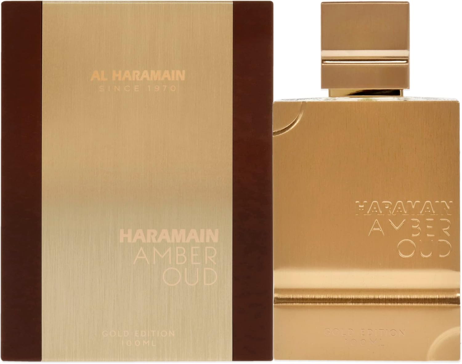 حرمين العنبر عود الإصدار الذهبي - عطر عربي للنساء والرجال - عطر للجنسين - عطر عنبر يدوم طويلًا للرجال والنساء - 3.33 أونصة