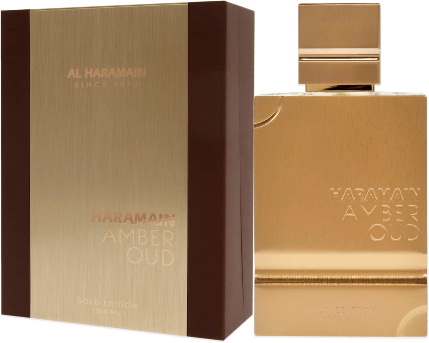 حرمين العنبر عود الإصدار الذهبي - عطر عربي للنساء والرجال - عطر للجنسين - عطر عنبر يدوم طويلًا للرجال والنساء - 3.33 أونصة