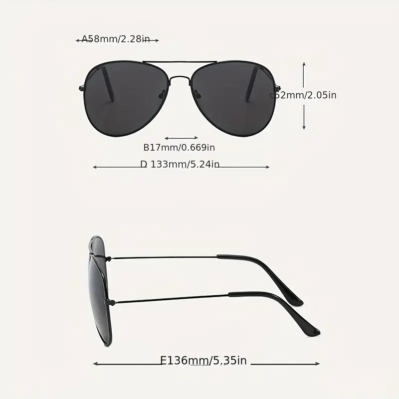 نظارة طبية كلاسيكية بيضاوية الشكل بإطار كامل، بتصميم عصري مزدوج المعبد مع إطار معدني للملابس غير الرسمية