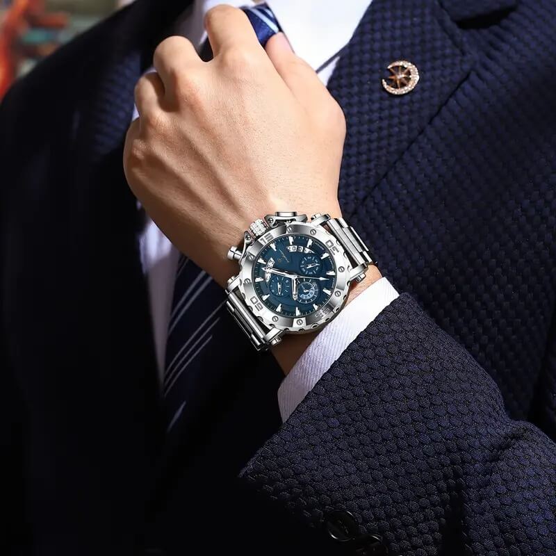ساعة رجالية كوارتز للأعمال