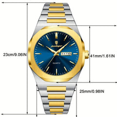 POEDAGAR Men'S Luxury Business Watch