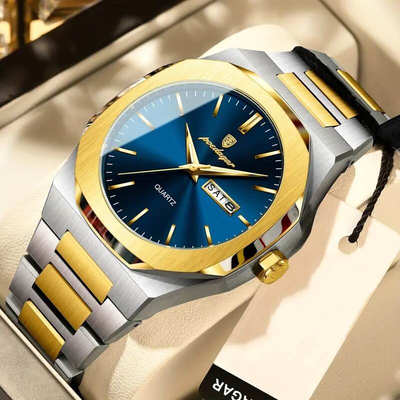 POEDAGAR Men'S Luxury Business Watch
