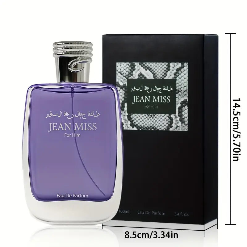 عطر حواس النسائي، أو دو برفوم، 3.4 أونصة، عطر فوجير مائي مع هالة مثيرة وجريئة، رائحة لا تقاوم للرجال، مثالية للارتداء في المساء