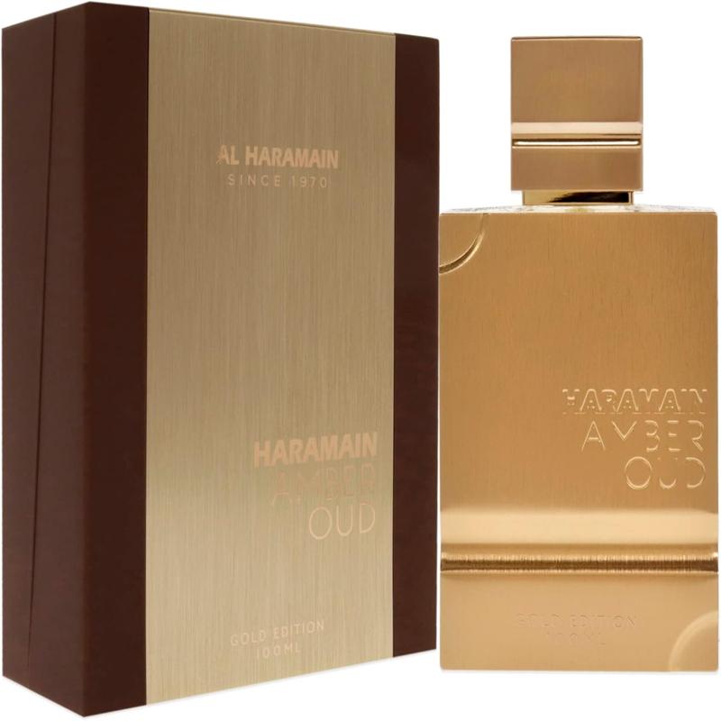 حرمين العنبر عود الإصدار الذهبي - عطر عربي للنساء والرجال - عطر للجنسين - عطر عنبر يدوم طويلًا للرجال والنساء - 3.33 أونصة